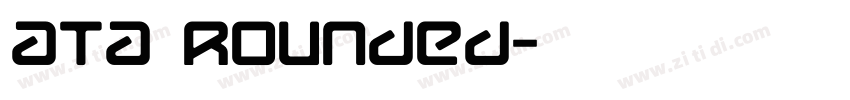 Ata Rounded字体转换